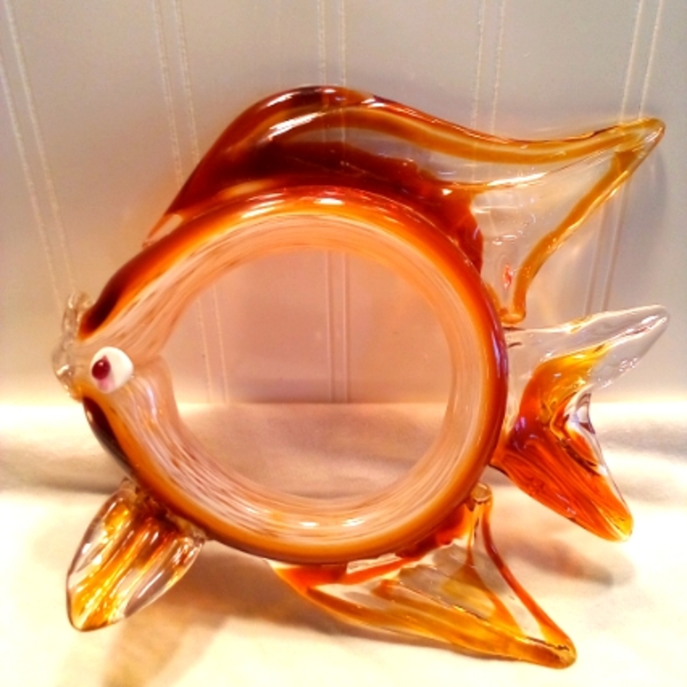 Vintage Murano glass fish